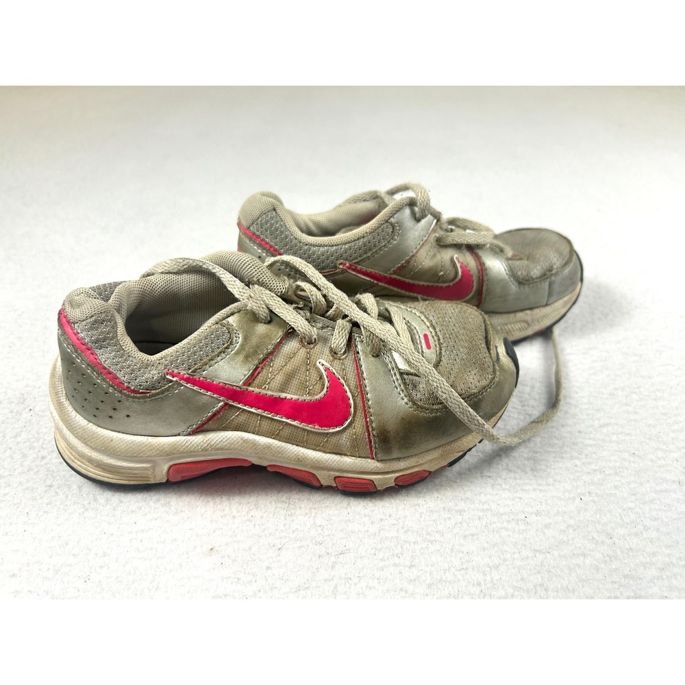 Nike T-Run 5 Sneakers Kids 12C Silver‎ Pink Athleisure